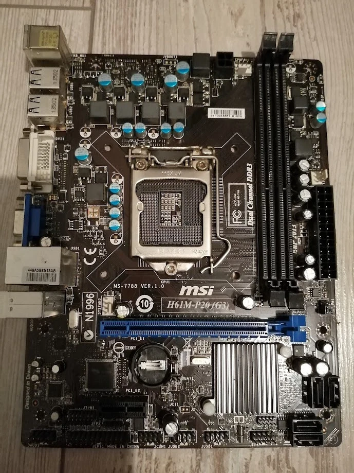Lot De Pièces Pour PC Portable MSI VR603 – Occasion Fonctionnel – Composants Divers – Fabriqué En France