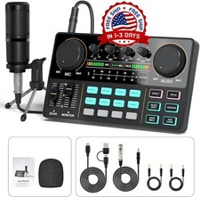 Kit de grabaci n de estudio en casa, equipo de Podcast de m sica, mezclador new