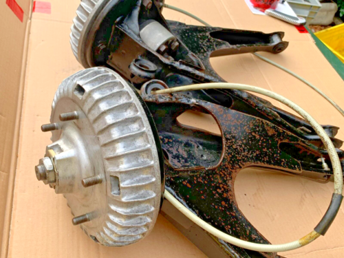 2 NSU Schräglenker Hinterachsschwinge TT TTS 1200 Hinterachse Bremstrommel - Bild 17 von 18