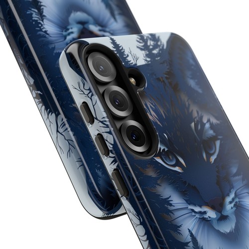 Blue Bobcat Wilderness Cat - Phone Ink Cover Case for iPhone, Galaxy, Pixel - 第 191/281 張圖片