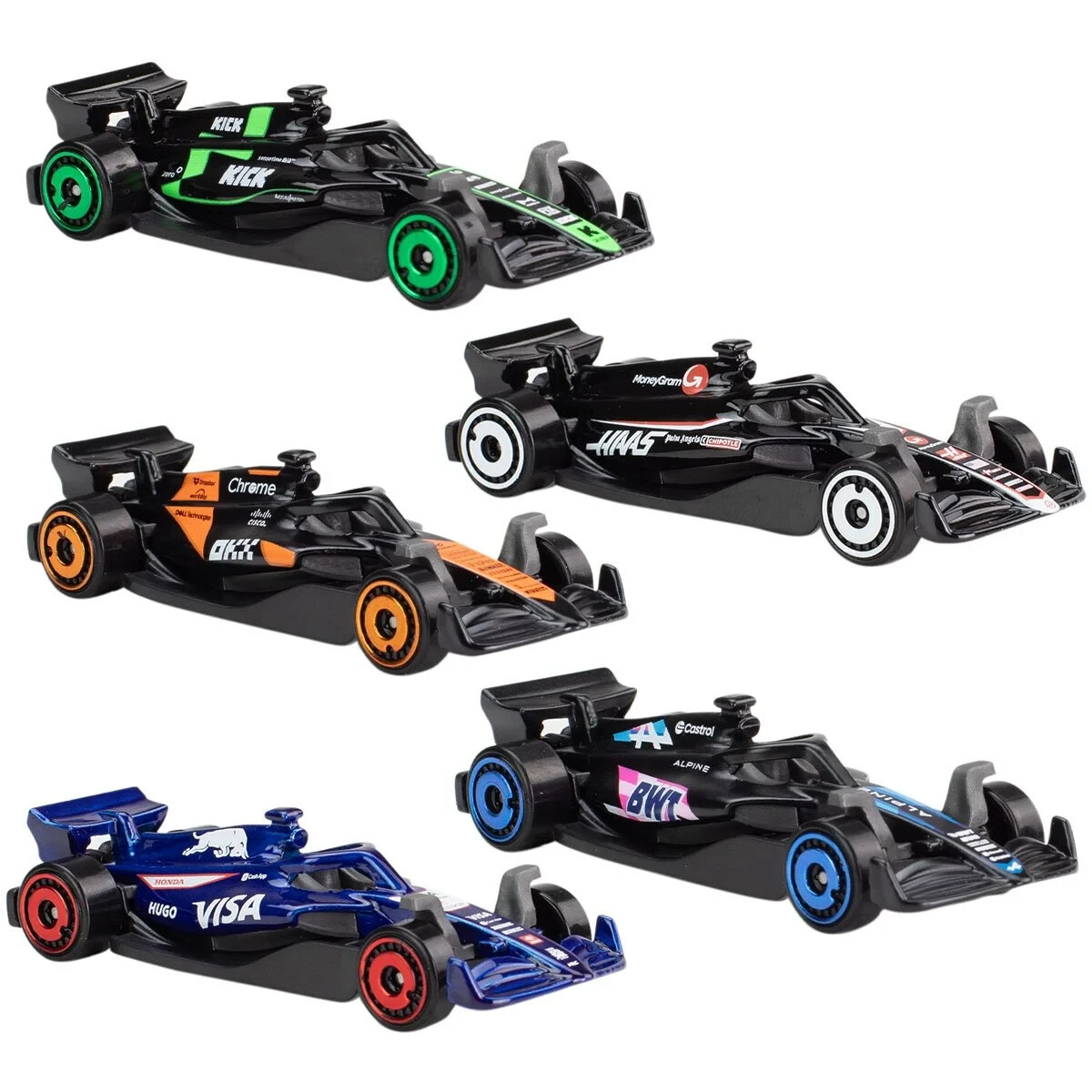 Hot Wheels Formula 1 F1 Racing 5 Pack Cars Set 1:64 | eBay