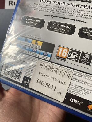 Bloodborne PlayStation 4 PEGI 16 Original UK PAL Release 2015 DISC