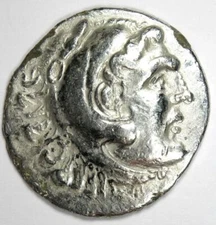 Pamphylia Aspendus Alexander the Great Tetradrachm 212-181 BC - Good VF / XF