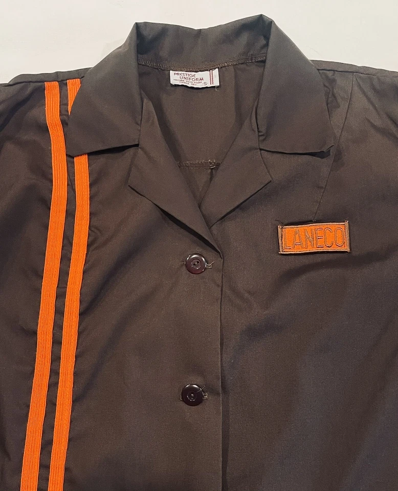 Camisa Uniforme Vintage LANCO Supermercado Prestige Calzoncillo Mujer Pequeña Foto 2 de 4