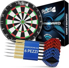 Bersaglio Freccette Autorigenerante + 6 Freccette Professionali