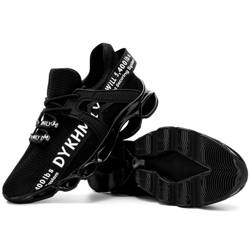 DYKHMILY Men Safety Work Shoes Steel 