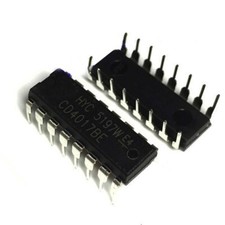10pcs CD4017 CD4017B CD4017BE 4017 DECADE COUNTER DIVIDER IC