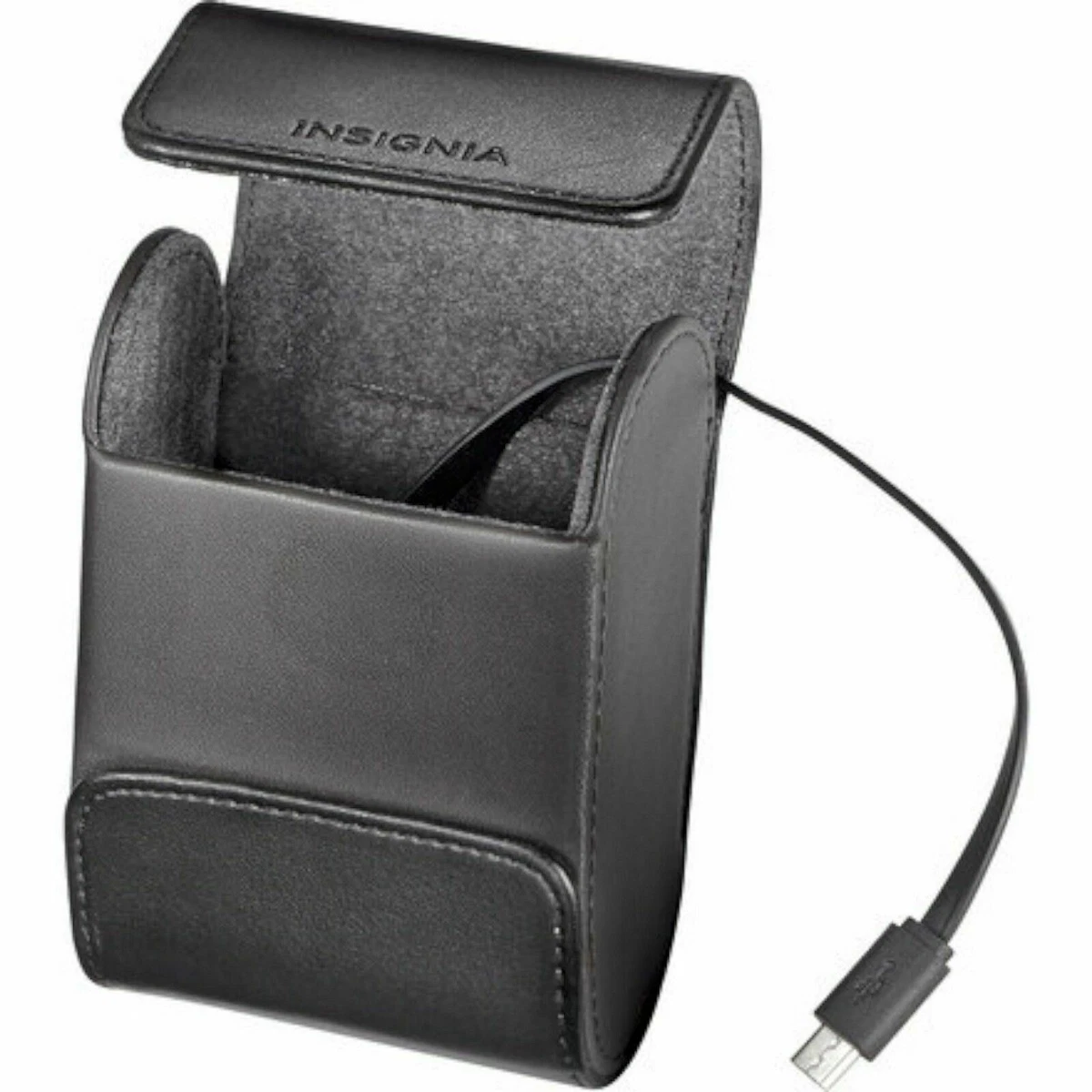 NEW Insignia Charging Case for Universal Bluetooth Earbud Headphones Micro USB