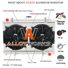 3Row Radiator Shroud Fan For 93-03 Nissan Silvia S14/S15 SR20DET 2.0L MT Petrol.