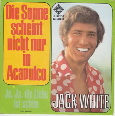 Leercover für Single`s v.Jack White-Erste Allgemeine Verunsicherung-Tony Marshal