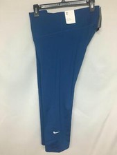 NIKE One Plus Size Cropped Leggings Court blue DD0344-476 NWT 50