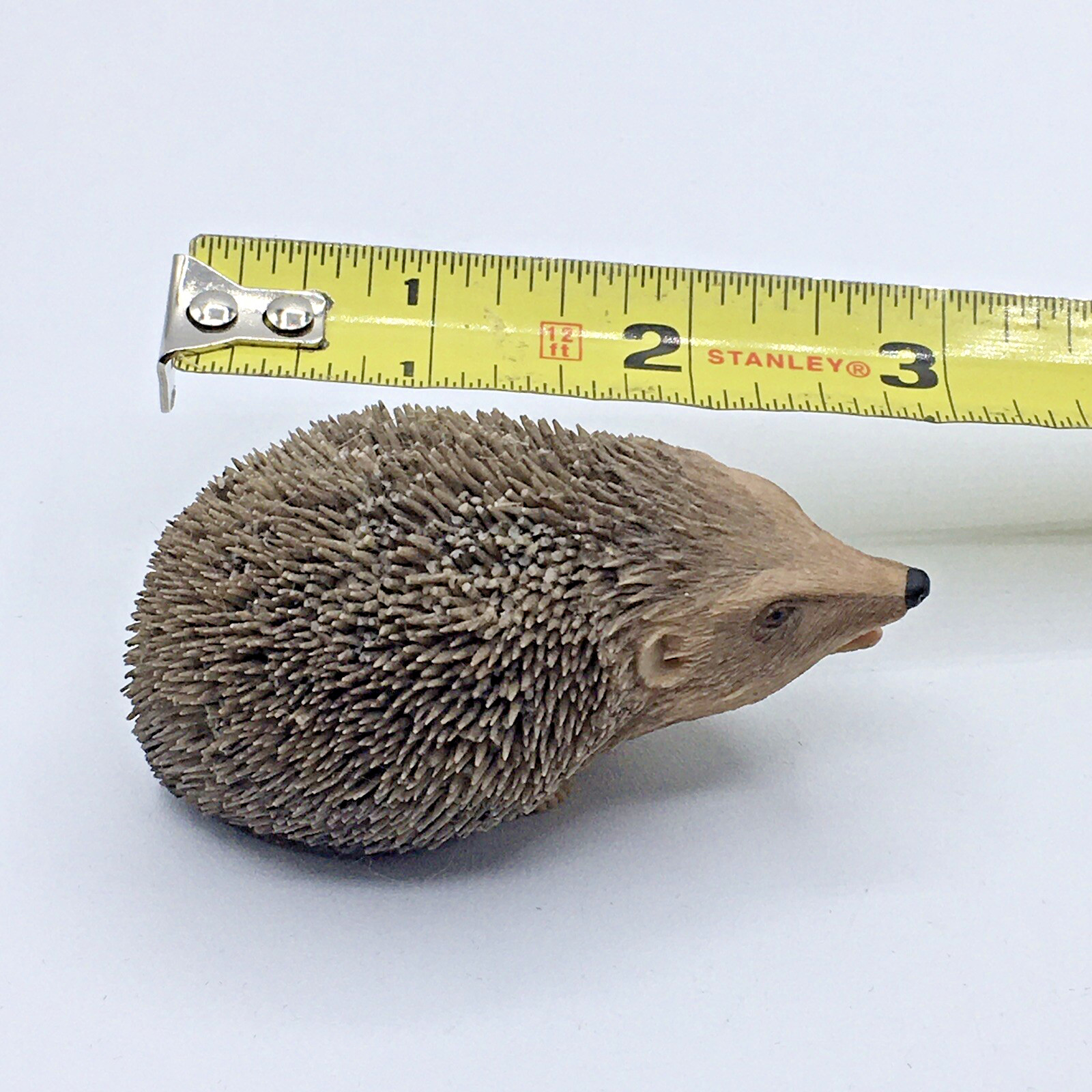 Small Porcupine Hedgehog Figure Figurine Resin Realistic Detailed Home Decor
