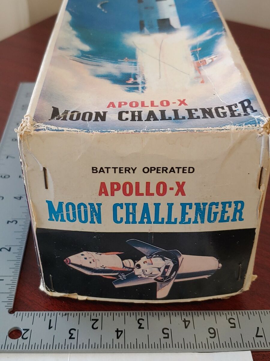 野村トーイ　ムーントラベラー アポロ − Z　日本製　昭和レトロ電動玩具 1960s Apollo-X Moon Challenger Nomura Rocket Toy Battery