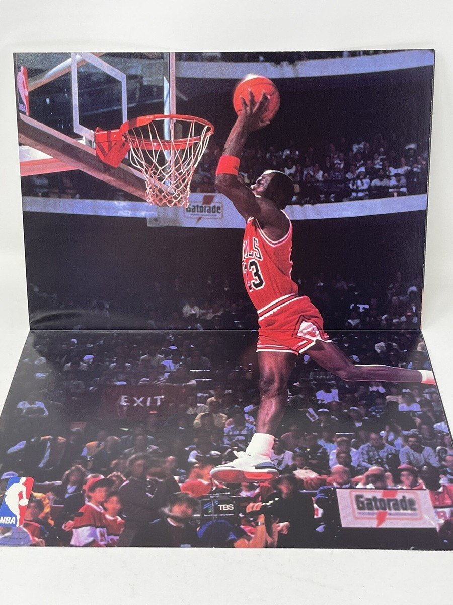 1989 Michael Jordan Wheaties Poster Set of 3, Which Combine to