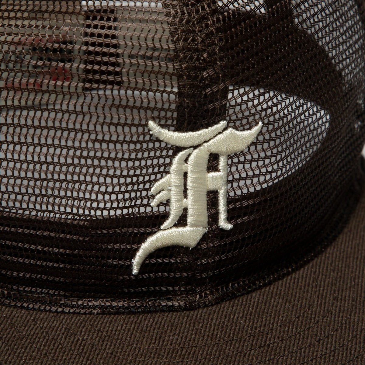 New Era x Fear of God Full Mesh 59FIFTY Fitted Hat Walnut | eBay