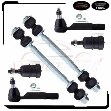 6Pc Front Ball Joint Sway Bar End Tie Rod End Kit Fit For 1982-1993 Ford Mustang