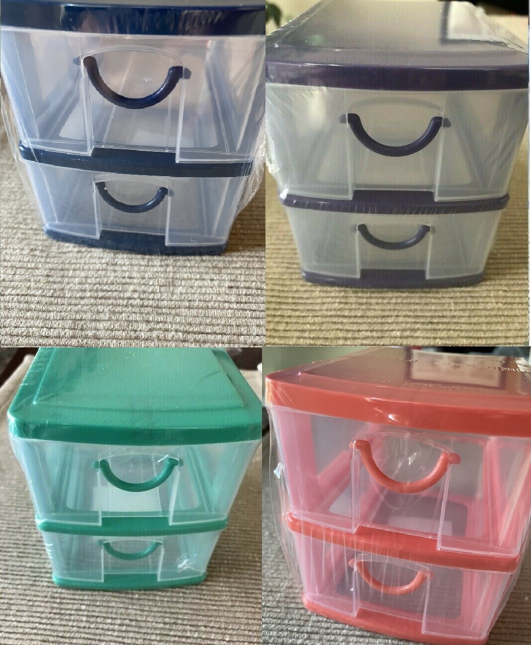18" doll mini storage container school supply organizer draw