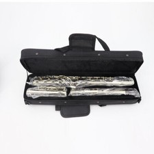 16 Closed Holes Flute Nickel Plated Beginner Playing Flute Instrument - New