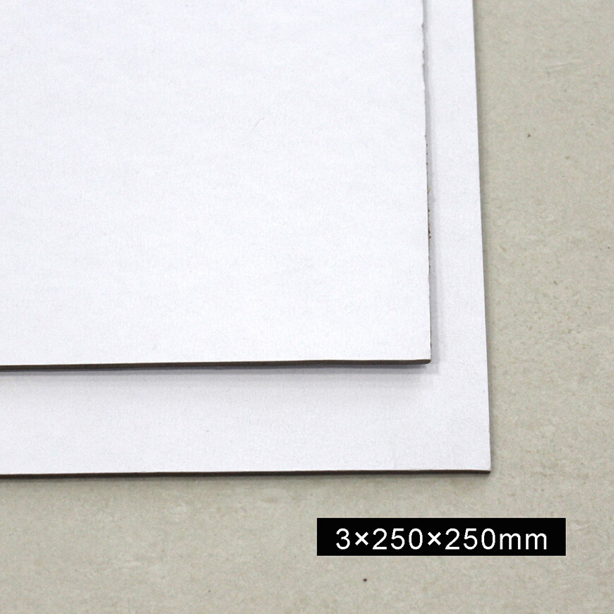White Cardboard Sheets Hard Cardboards Art Craft Pads 3×250×250mm