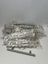 Lot Of 47 Brushed Stainless Steel Kitchen Pulls 5" Center  Probrico PD201HSS128