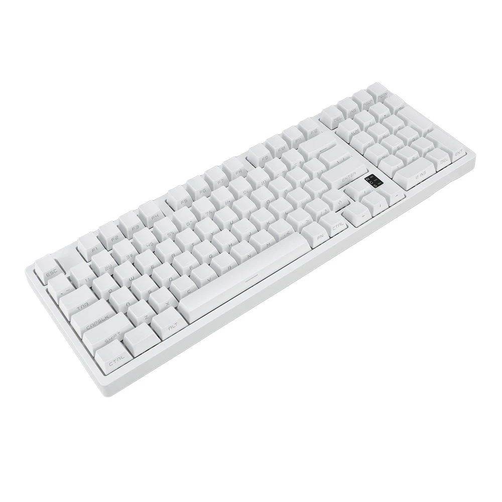 98-Key Wireless Mechanical Keyboard with 3-Mode Connectivity, Linear Switches, and RGB Backlight