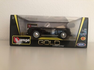 Burago Porsche 356B Cabriolet (1961) Gold collezione 1:18