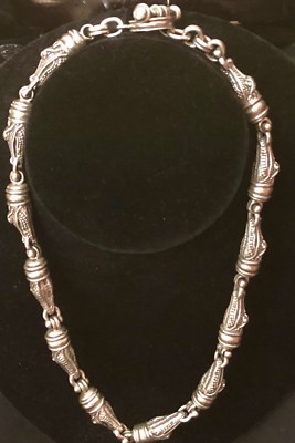 Barry Kieselstein-Cord Alligator Sterling Necklace Bracelet  display picture 1