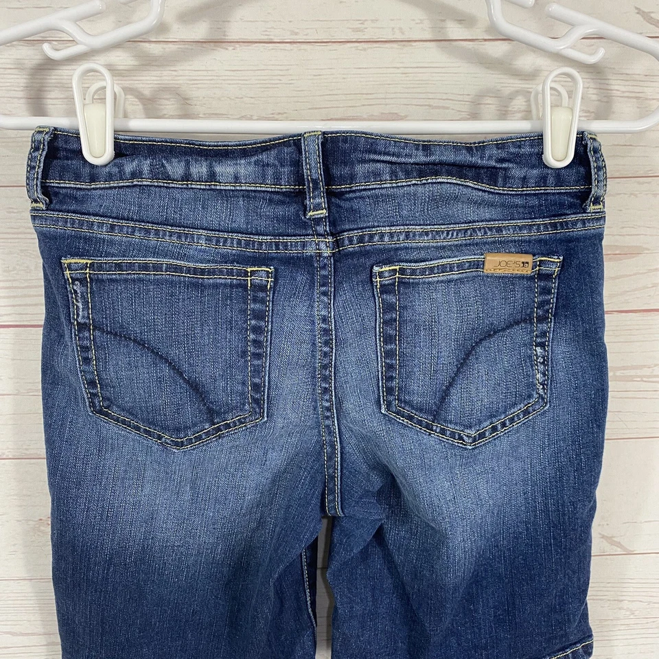 Joe's Jeans Girls Beck Bermuda Jean Shorts Sz 14 Blue Stretch 25x8 - Image 4 of 4