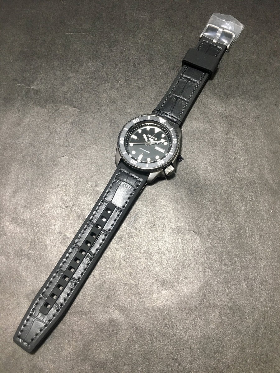 Seiko 5 Sports Men's Black Watch - SRPD65K3 for sale online