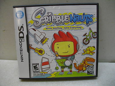 NINTENDO DS SCRIBBLE NAUTS GAME COMPLETE