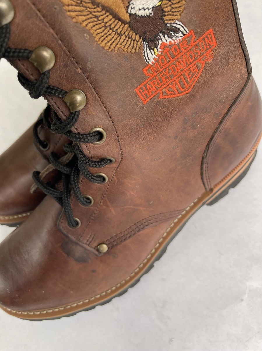 Harley Davidson Brown Boots Mens Size 9 M | eBay display picture 1
