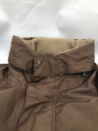 The Edge XL 1998 Cleveland Browns Winter Fleece Lined Coat Mens Brown Nylon - Picture 5 of 7