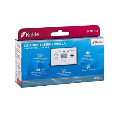 Kidde K7DCO Kohlenmonoxid-Detektor 10 Jahre Elektrochemisch 0-999 PPM