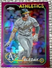 Topps 2024 Chrome JJ Bleday #190 Oakland Athletics [PINK PARALLEL]