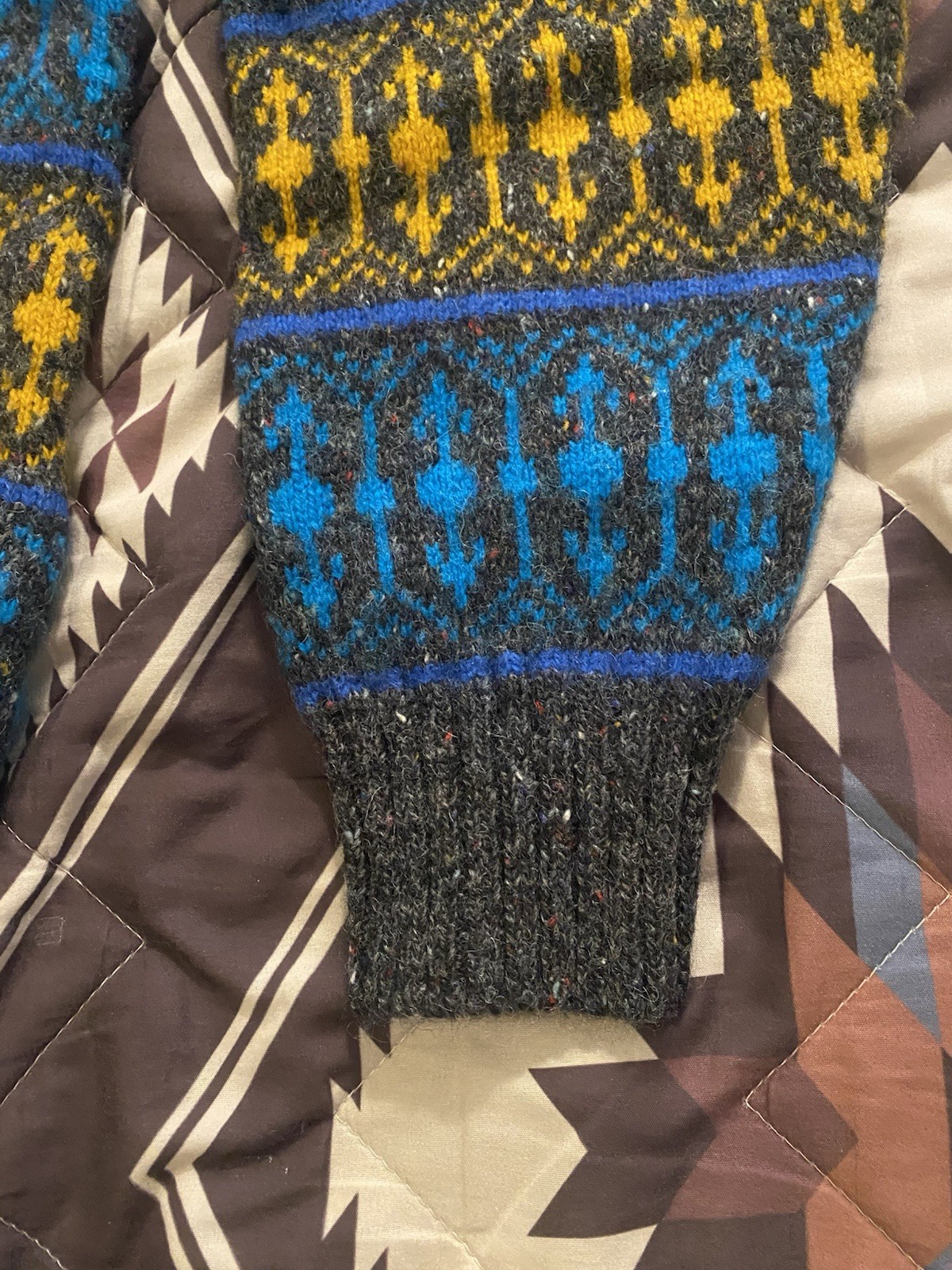 Vtg McGregor Multicolored Wool Pullover Knit Swea… - image 7