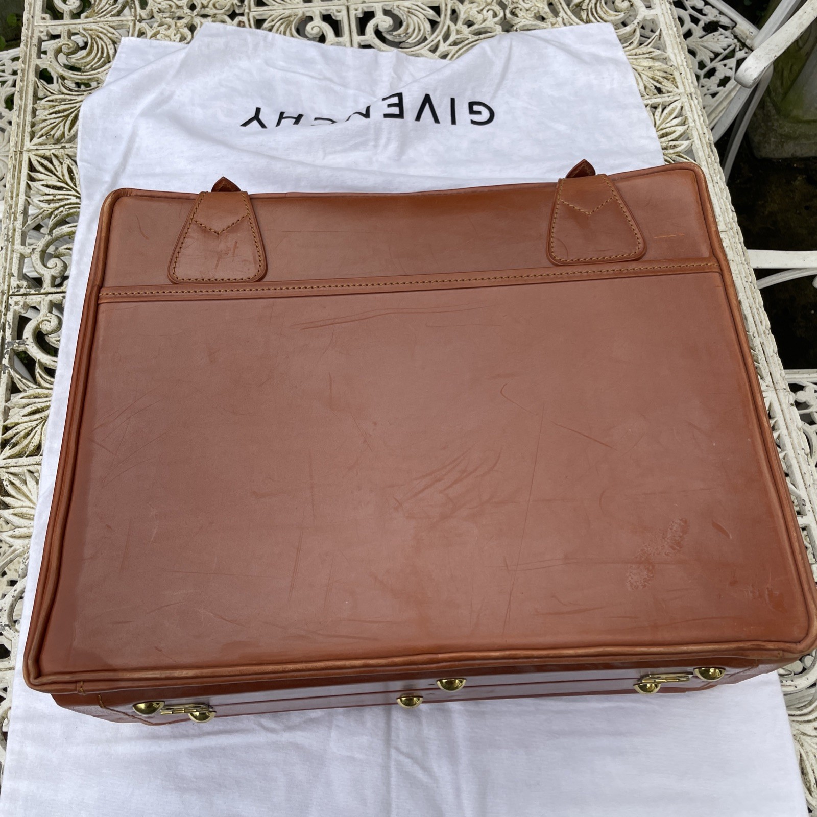 Foster & Son Bespoke Tan Bridle Leather Travel Briefcase image 8