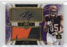 2013 Topps Supreme Violet /5 Tyler Eifert #SAJR-TE Jumbo Patch Auto 6fs