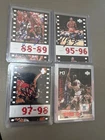 Michael Jordan Autograph Card Lot (4) – Bulls – Signed – See Description