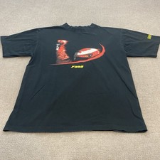 Vintage 1999 Ferrari Formula 1 F1 Racing Car Promo T-Shirt Size Large Black