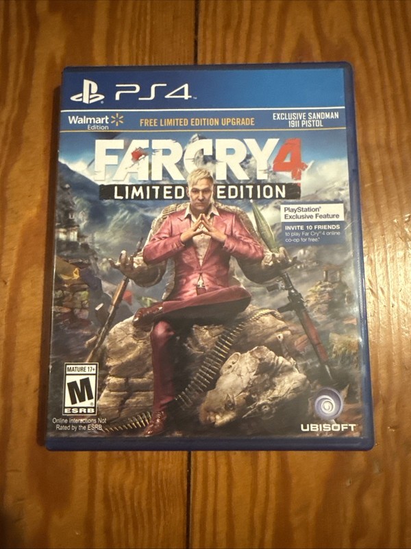 Far Cry 4 PlayStation 4 PS4 Limited Edition Walmart 2014  