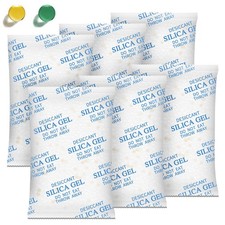 Moisture Absorbers   100 Gram 40 Packs Silica Gel Packets Food Grade Silica P...