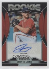2019 Panini Prizm Rookie Auto Red Prizm Austin Voth #RA-AV Auto 9mc