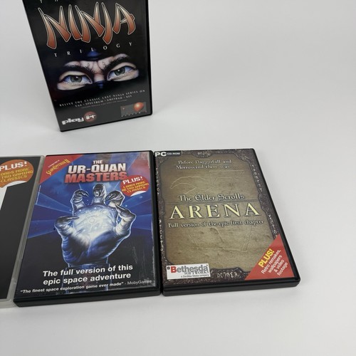 Retro Gamer PC CD-ROM Juegos Paquete x4 - Ninja Trilogy, Arena, Ur-Quan, Steel Sky - Imagen 3 de 4