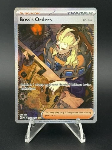 Boss's Orders (Ghetsis) 265/193 Paldea Evolved Pokemon NM/M
