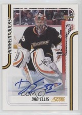 2011-12 Score Signatures Dan Ellis #50 Auto v6h