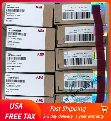 RTAC01 New ABB RTAC-01 PULSE ENCODER INTERFACE Module RTAC01 US Free TAX