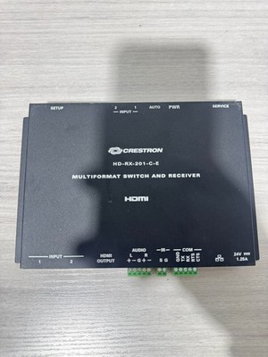 Crestron HD-RX-201-C-E DM Lite HDMI  CATx Receiver 2x1 Auto-Switcher