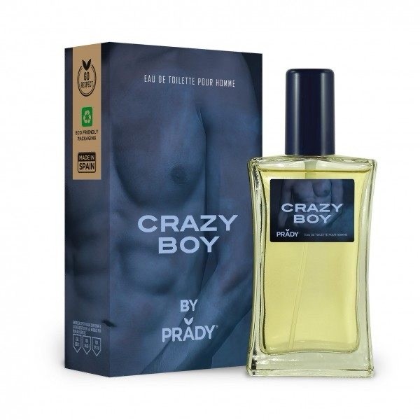 Eau de toilette Crazy Boy homme longue tenue fraîcheur boisée 100ml