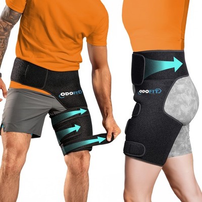 Hip Brace-Groin Wrap for Sciatica Pain Relief Thigh Hamstring Compression