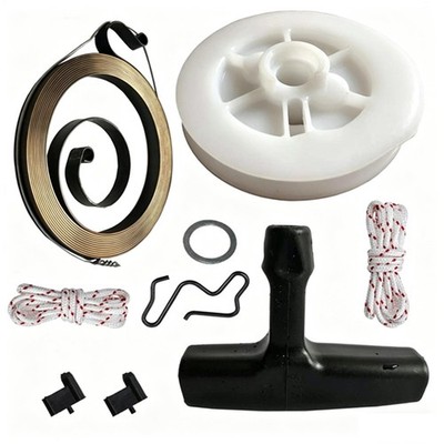 Recoil Starter Kit Kettensäge Riemenscheibe Feder Starter Griff Griff Ersatzteile